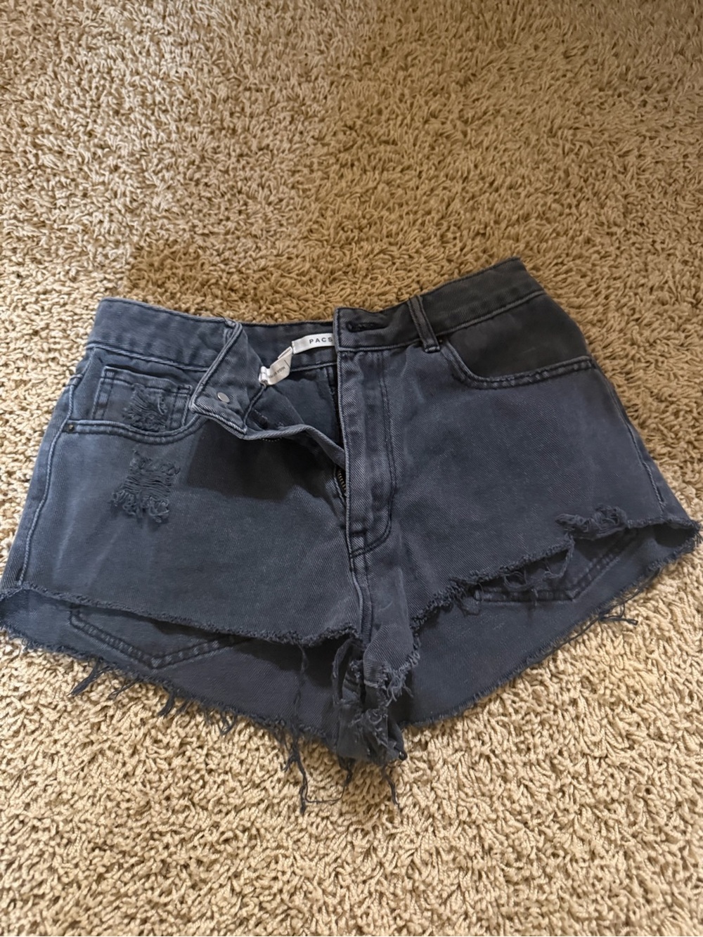 pacsun black shorts